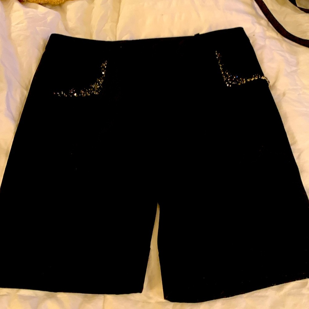 Robert Rodriguez black embellished short